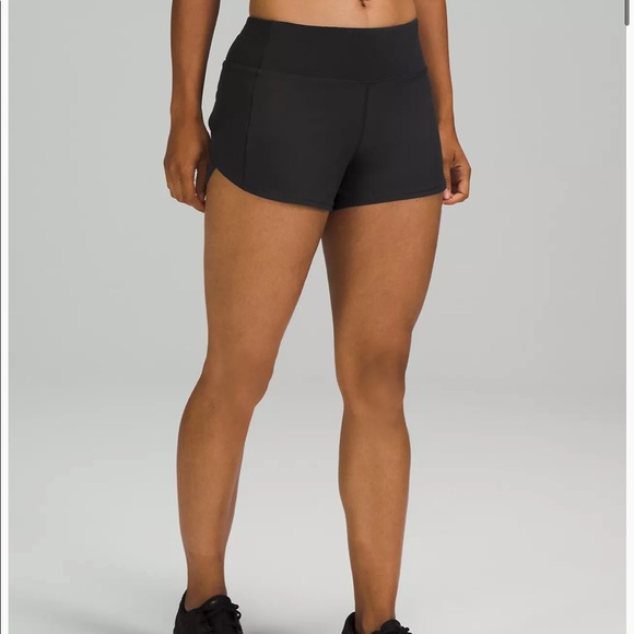 Lululemon Speed Up Mid-Rise Lined Short 4" - Picture 1 of 6